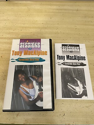 #ad Music Video VHS TONY MACALPINE Star Licks Sessions Rare WORLDWIDE $149.95