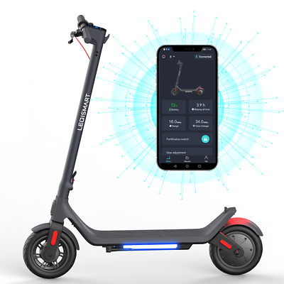 #ad LEQISMART 9‘“ Electric Scooter Folding Scooter Portable Adult Scooter 250W $329.00