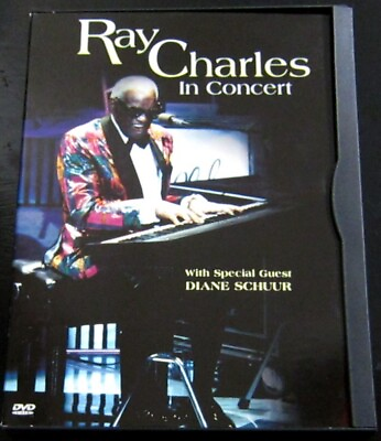 #ad Ray Charles In Concert Special Guest Diane Schuur DVD 2000 $7.89