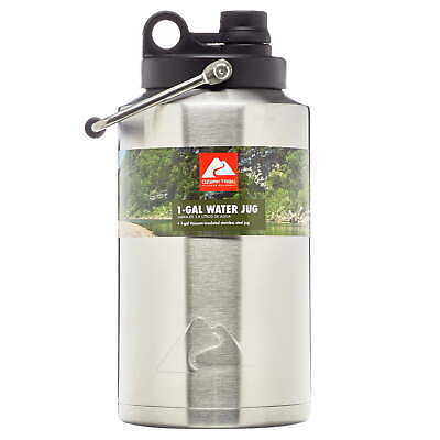 #ad Ozark Trail Stainless Steel 1 Gallon Water Jug $25.35
