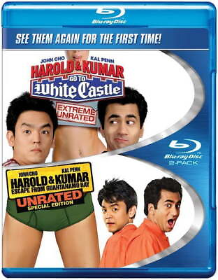 #ad Harold amp; Kumar Go to White Castle amp; Escape from Blu ray New $9.99