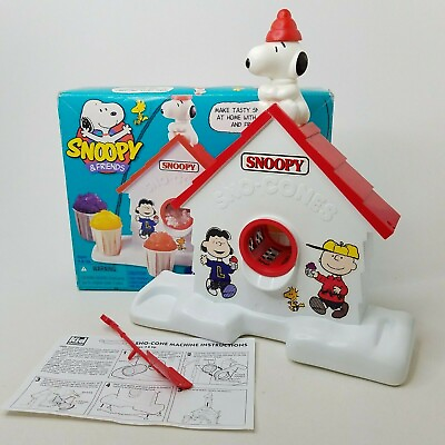 #ad Hasbro Snoopy and Friends Sno Cone Snow Cone Ice Machine Vintage 1999 Peanuts $21.95
