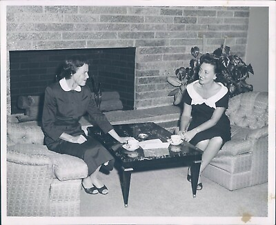 #ad 1956 Photo Mrs Frank Owen Co Chairman Regis College Dinner Fashion $19.99
