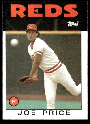 #ad 1986 Topps Joe Price Cincinnati Reds #523 $1.00