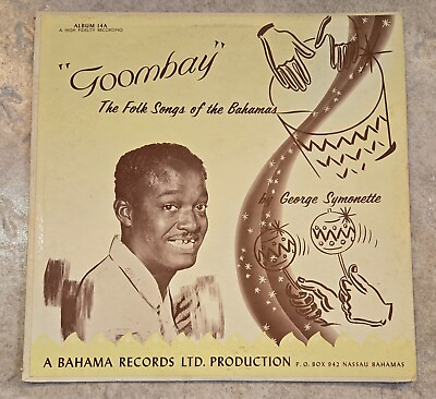 #ad George Symonette Goombay The Folk Songs Of The Bahamas 14A LP Vinyl RARE 12quot; $35.00