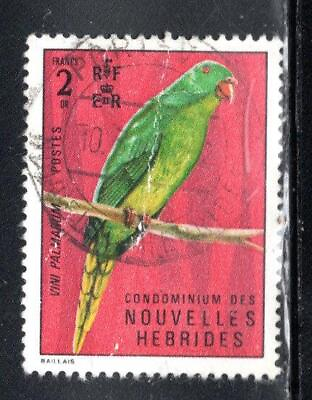 #ad FRANCE FRENCH NEW HEBRIDES STAMPS USED LOT 390AR $2.10