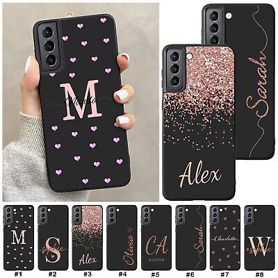 #ad Case for Samsung Galaxy S22 S21 S20 S10 Note 20 Glitter Personalized Phone Cover $7.89