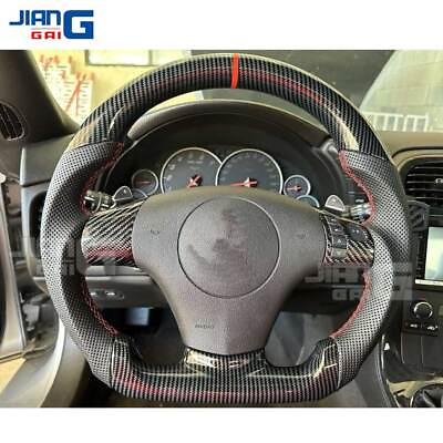 #ad HYDRO DIP Carbon Fiber Steering Wheel Fit 06 13 Corvette C6 Z06 ZR1 US Stock $226.99