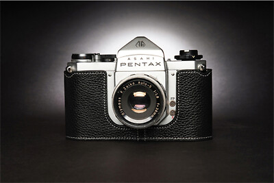 #ad Pentax ESII Genuine Leather Half Case Camera Retro Cover Insert Case TP Handmade $58.52