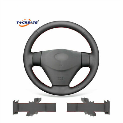 #ad PU Leather Steering Wheel Cover for Hyundai Accent Getz Facelift Kia Rio #F029 $27.99