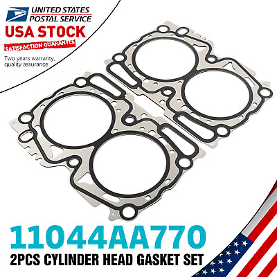 #ad Engine Cylinder Head Gasket Kit Metal OEM 11044AA770 Silver Heat resistant New $30.49