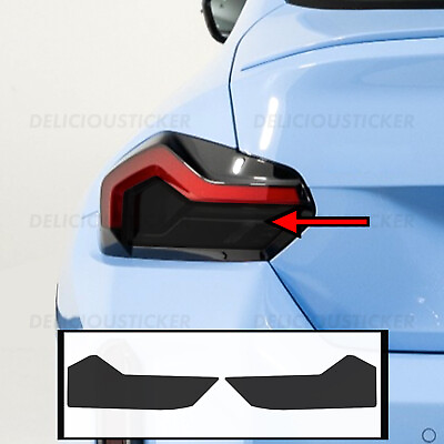 #ad For 23 24 BMW 2 Series G42 G87 Smoke Tail Light Decal Ppf M2 230 M240 Tint Vinyl $24.99