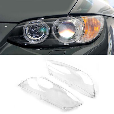 #ad 2X Headlight Lens Headlamp Cover For BMW E92 E93 Coupe Convertible M3 2006 10 US $67.99