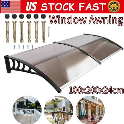 #ad Outsunny Outdoor Window Door Canopy Fixed Awning Porch UV Water Cover 40quot;x79quot; $63.64