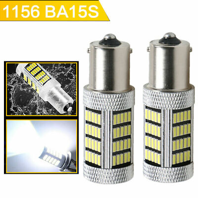 #ad 2PCS 1156 LED BA15S P 21W CANBUS Car Parking Light Lamp Taillight Brake Light AU $6.51