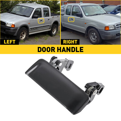 #ad Door Handle Front Driver Passenger Right Smooth Left Black For Ford Ranger EXD $11.39