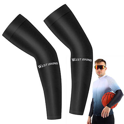 #ad Summer Outdoor Sunscreen Arm Sleeves For Men Skin Protector Moisture Wicking $8.27