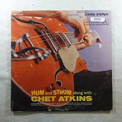 #ad Chet Atkins Hum And Strum Along LP Vinyl Record Album $5.77