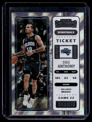 #ad 2022 23 Panini Contenders Semifinals Ticket Cole Anthony 99 #52 $4.99