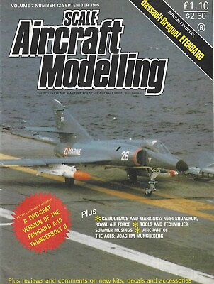 #ad Scale Aircraft Modelling magazine September 1985 Vol. 7 #12 $10.00