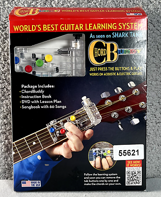 #ad CHORD BUDDY Guitar Learning Chord System Used $39.99
