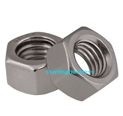#ad Fine Pitch 304 Stainless Hex Nut Hexagon Nuts M3 M6M8M10*1M12M14M16M18M20M22*1.5 $15.19