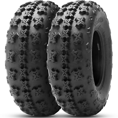 #ad Set 2 21x7 10 Sport Quad ATV Tires 4Ply 21x7x10 Heavy Duty Tubeless Racing Tires $59.99