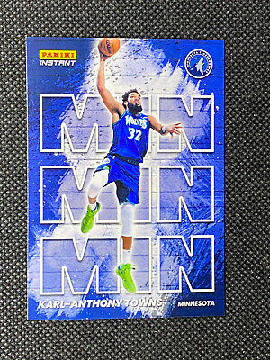 #ad 2021 22 Panini Instant MY CITY Karl Anthony Towns 1496 #MC18 Timberwolves $1.35