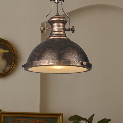 #ad Industrial Antique Single Light Nautical LED Pendant Lamp 12quot; Ceiling Fixture $87.90