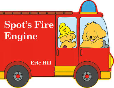 #ad Spots Fire Engine Board book By Hill Eric GOOD $4.08