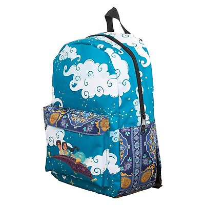 #ad Aladdin Backpack Disney Jasmine Cute School Laptop Book Travel Bag for Kids $19.63