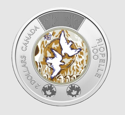 #ad Canada $2 Dollar 2023 100th Anniversary of the Birth of Jean Paul Riopelle $4.00