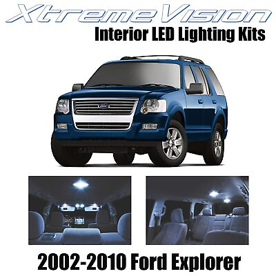 XtremeVision Interior LED for Ford Explorer 2002 2010 10 pcs $10.99
