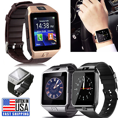 #ad Touch Screen Bluetooth Smart Watch Sport Fitness Tracker Phone Mate For Android $22.55