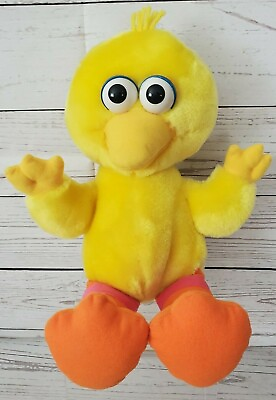 #ad Tickle Me Big Bird Plush Stuffed Toy Sesame Street 11.5 Inch Vintage Tyco 1996 $13.99