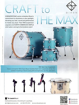#ad 2019 Print Ad of Dixon Cornerstone Series Drum Kit $8.99