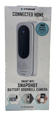 #ad Xtreme Connected Home Smart WIFI Snapshot Battery Doorbell Camera $19.99