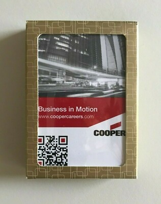 #ad COOPER INDUSTRIES Business in Motion Promotional Single Deck Playing Cards NEW $9.99