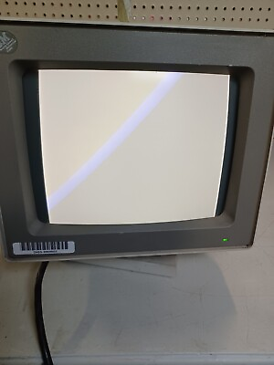 #ad IBM 80503001 Personal System 2 Monochrome 10quot; Display POWERS ON UNTESTED RESALE $80.00