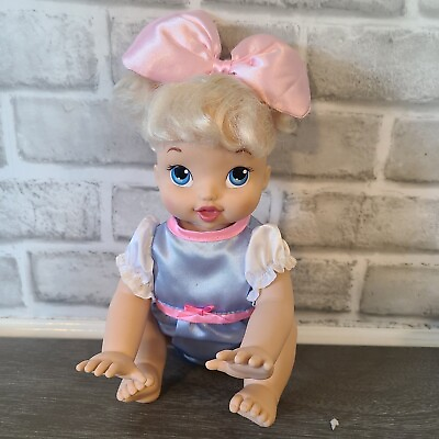 #ad Playmates Disney My Baby Cinderella Laughing Doll Toy Working $24.00