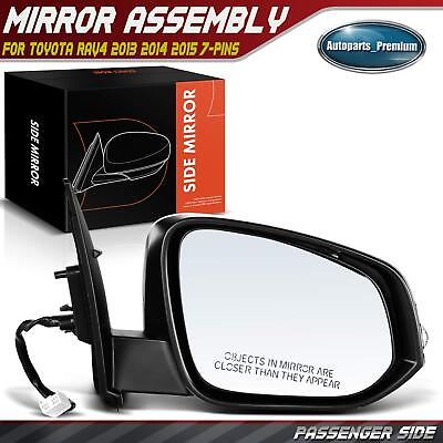 #ad Right White Power Heated Mirror with Signal for Toyota RAV4 2013 2015 8791042B80 $52.99