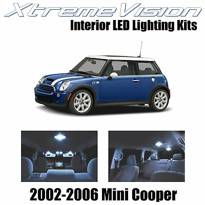 #ad XtremeVision Interior LED for Mini Cooper 2002 2006 7 PCS Cool White $9.99
