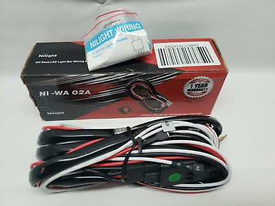 #ad Nilight Wiring Harness Kit 12VDC Off Road LED Light Bar On Off Switch Controller $15.99