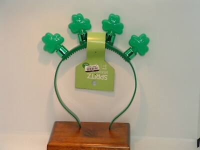 #ad New Spritz Green Flashing Light Shamrock Headband $6.00