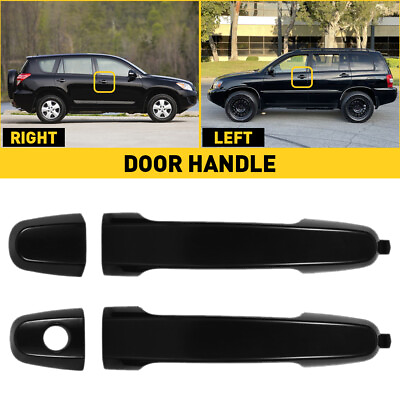 #ad 2PCS Front Exterior Door Handle For Toyota 2002 2006 Camry 2001 2007 Highlander $12.34