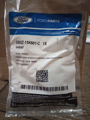 #ad OEM Ford Keyless Entry Transmitter GB5Z 15K601 C $39.99