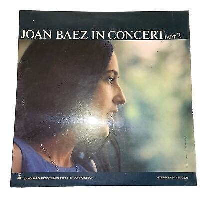 #ad JOAN BAEZ IN CONCERT PART 2 1962 STEREO LP $6.58