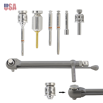 #ad Dental Implant Nobel Screwdriver Kit Abutment Torque Wrench Driver Latch Adapter $179.09