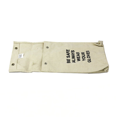 Condor 4T498 14quot; Beige Canvas Glove Bag w Belt Clip $17.68