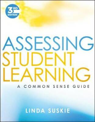 #ad Assessing Student Learning: A Common Sense Guide Paperback GOOD $25.42